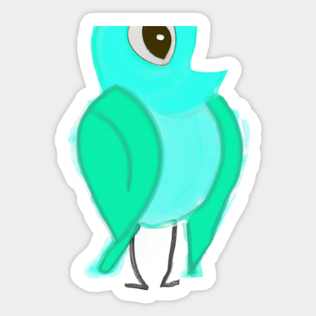 Cute Bird Drawing Sticker by Play Zoo